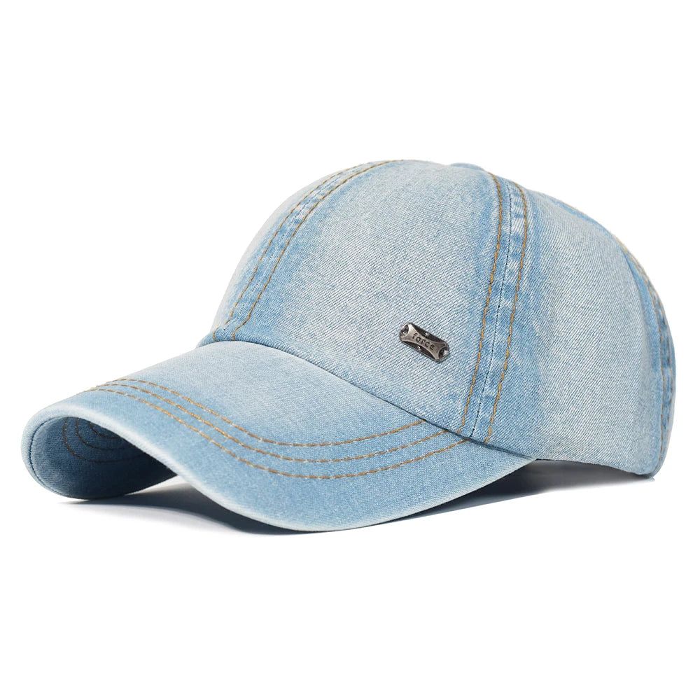 Gorra de béisbol de algodón lavado vintage