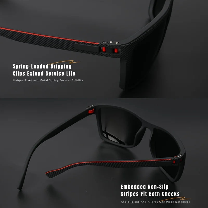 3 X 2 OFERTA Gafas de Sol Cuadradas "Polarized V-Elite" – Protección UV400 y Estilo Deportivo | VOPLOO (Copia)
