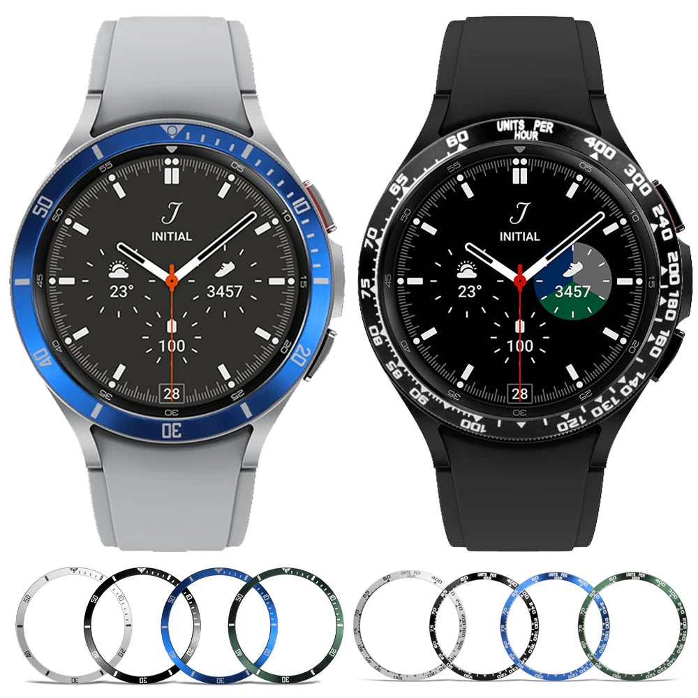 Bisel metálico adhesivo para reloj inteligente