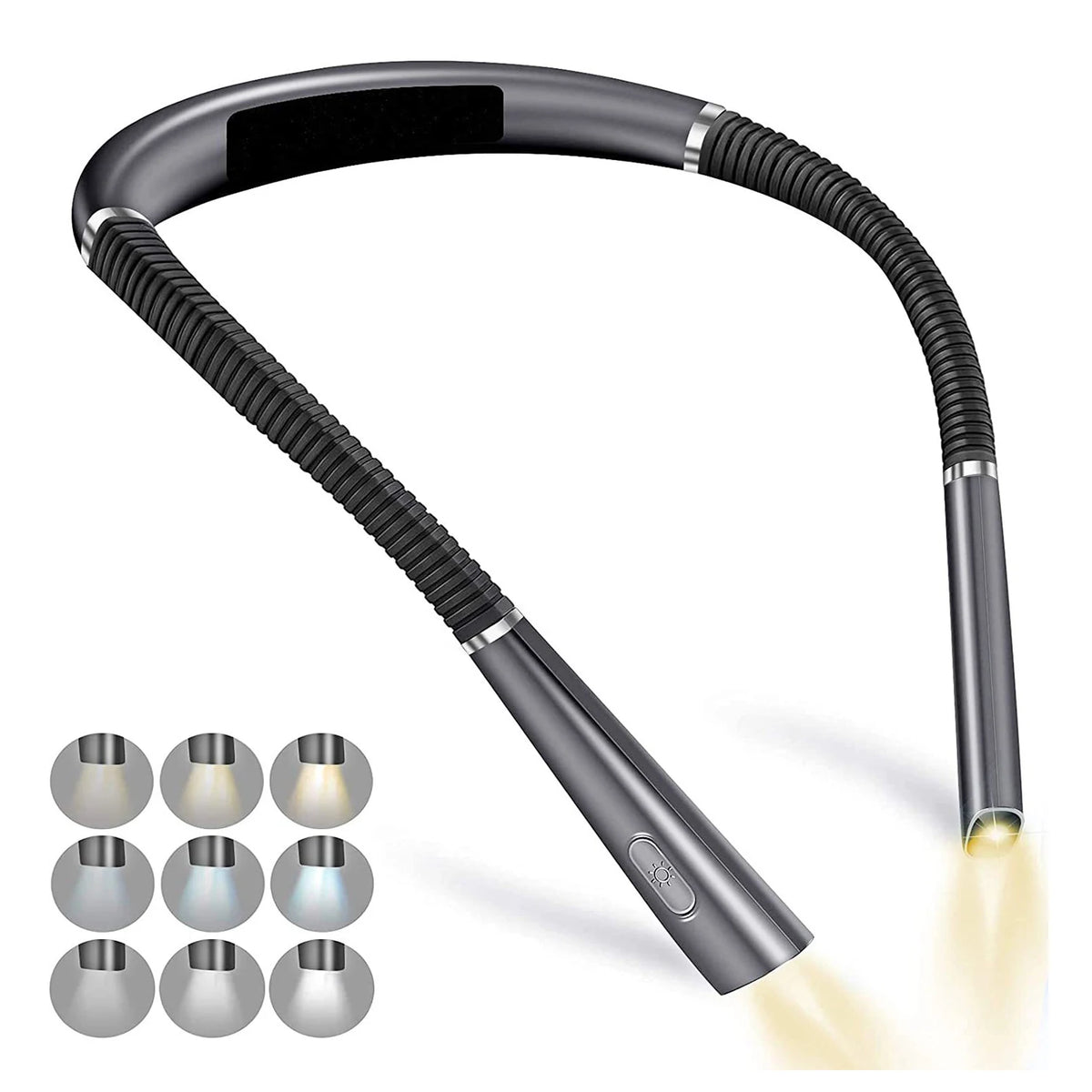 Lámpara LED flexible de cuello para lectura