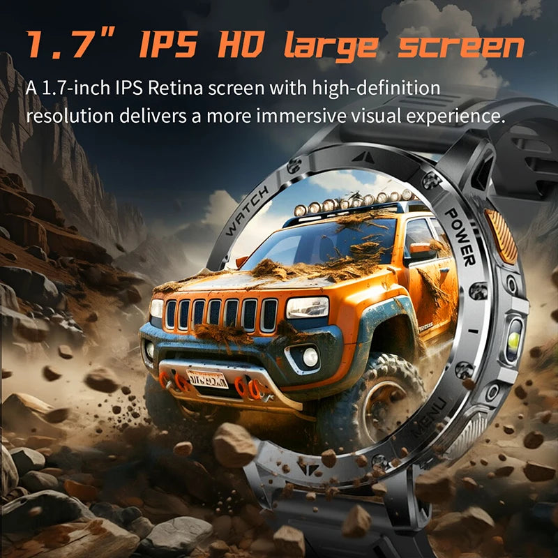 Smartwatch Deportivo con Pantalla IPS 1.7'' y Batería 1400mAh
