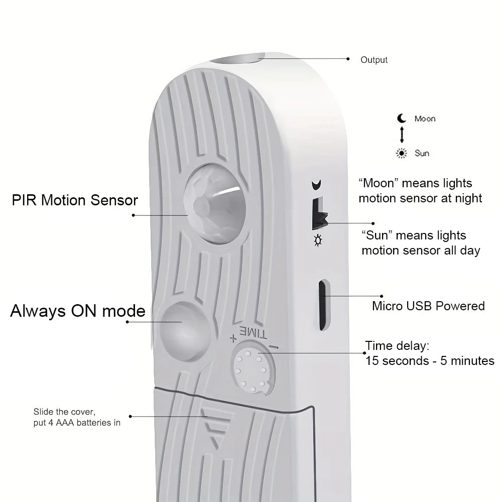 Tira LED COB con sensor de movimiento
