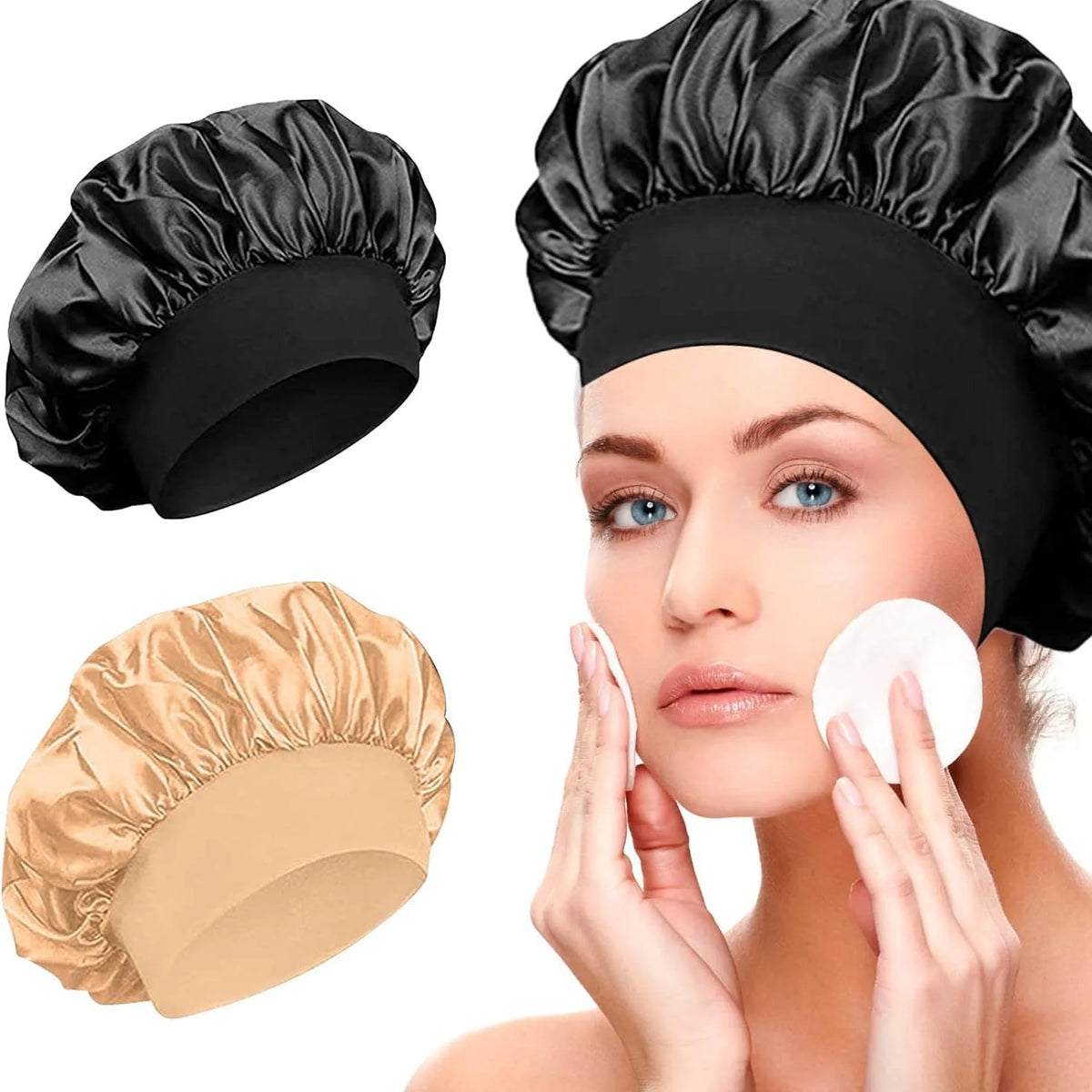Gorro de Satén Antifrizz para Dormir