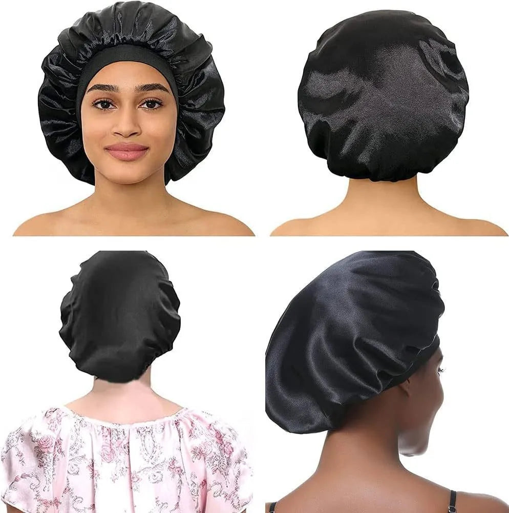 Gorro de Satén Antifrizz para Dormir