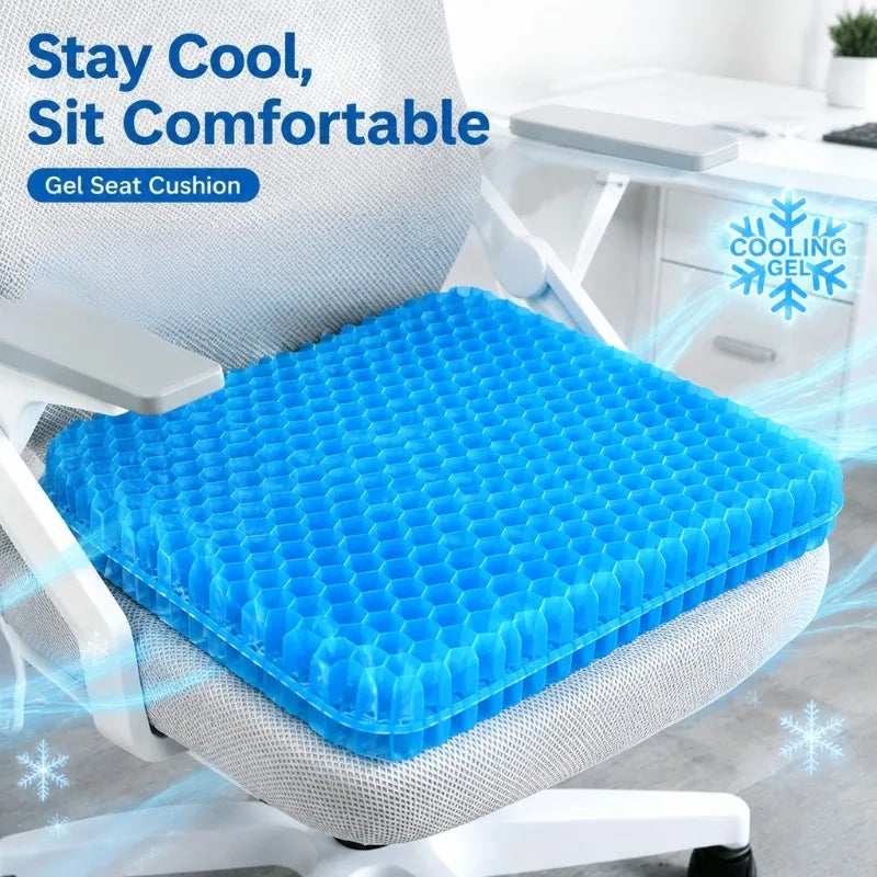 Cojín de Asiento de Gel con Estructura de Panal