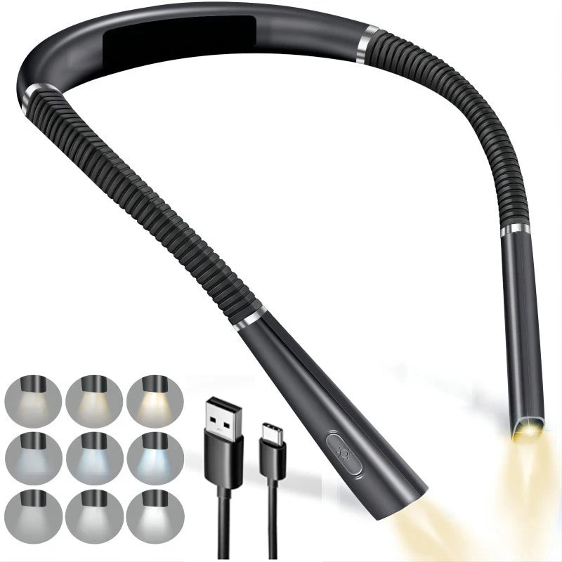 Lámpara LED flexible de cuello para lectura