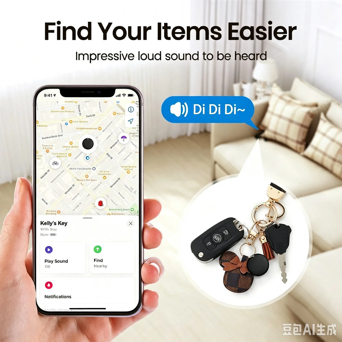 Localizador Inteligente Bluetooth Antipérdida