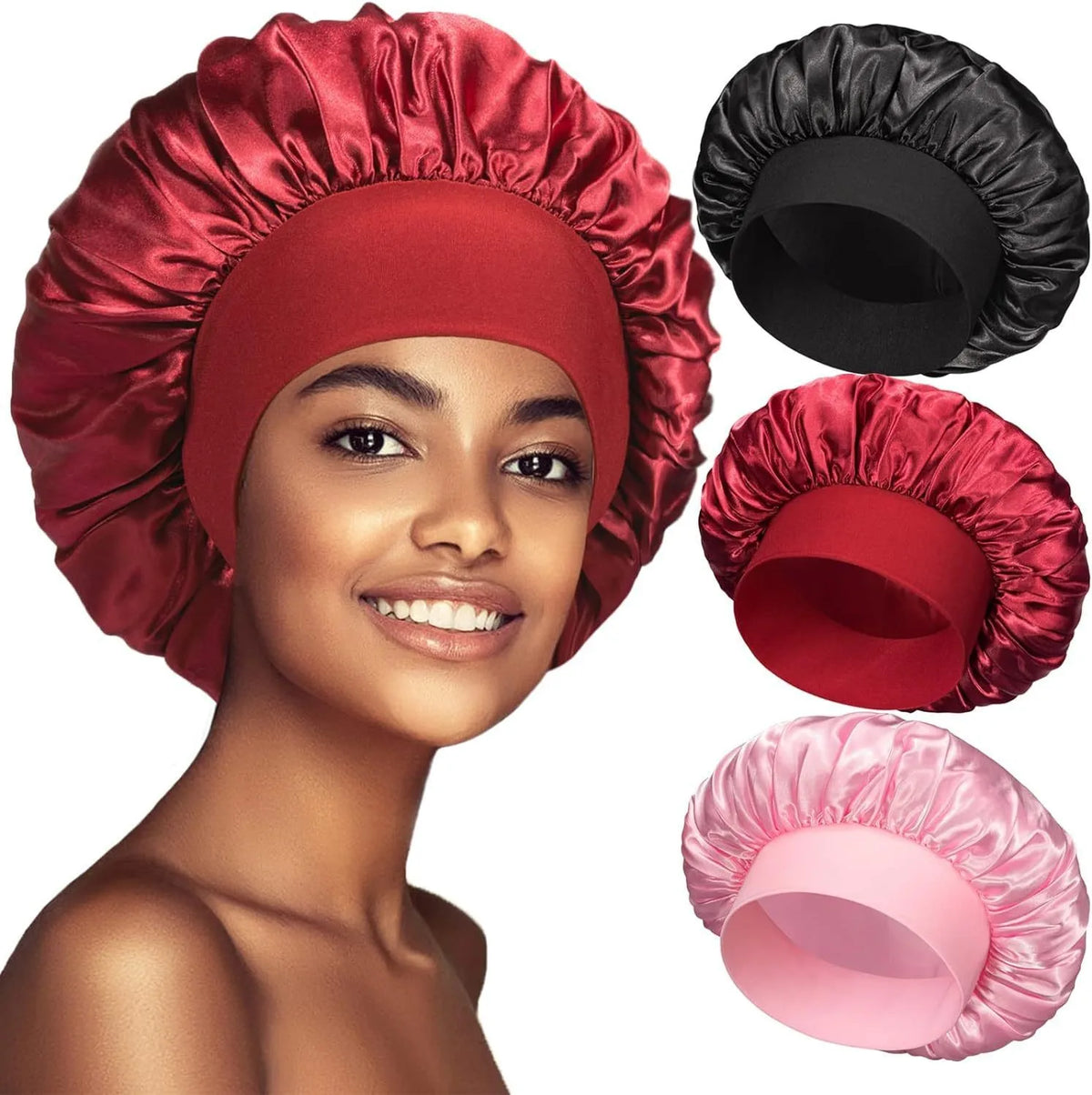 Gorro de Satén Antifrizz para Dormir