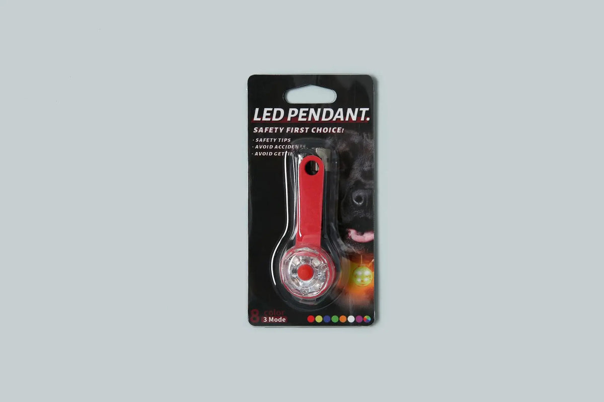 Luz LED de Seguridad Recargable para Collar de Perro