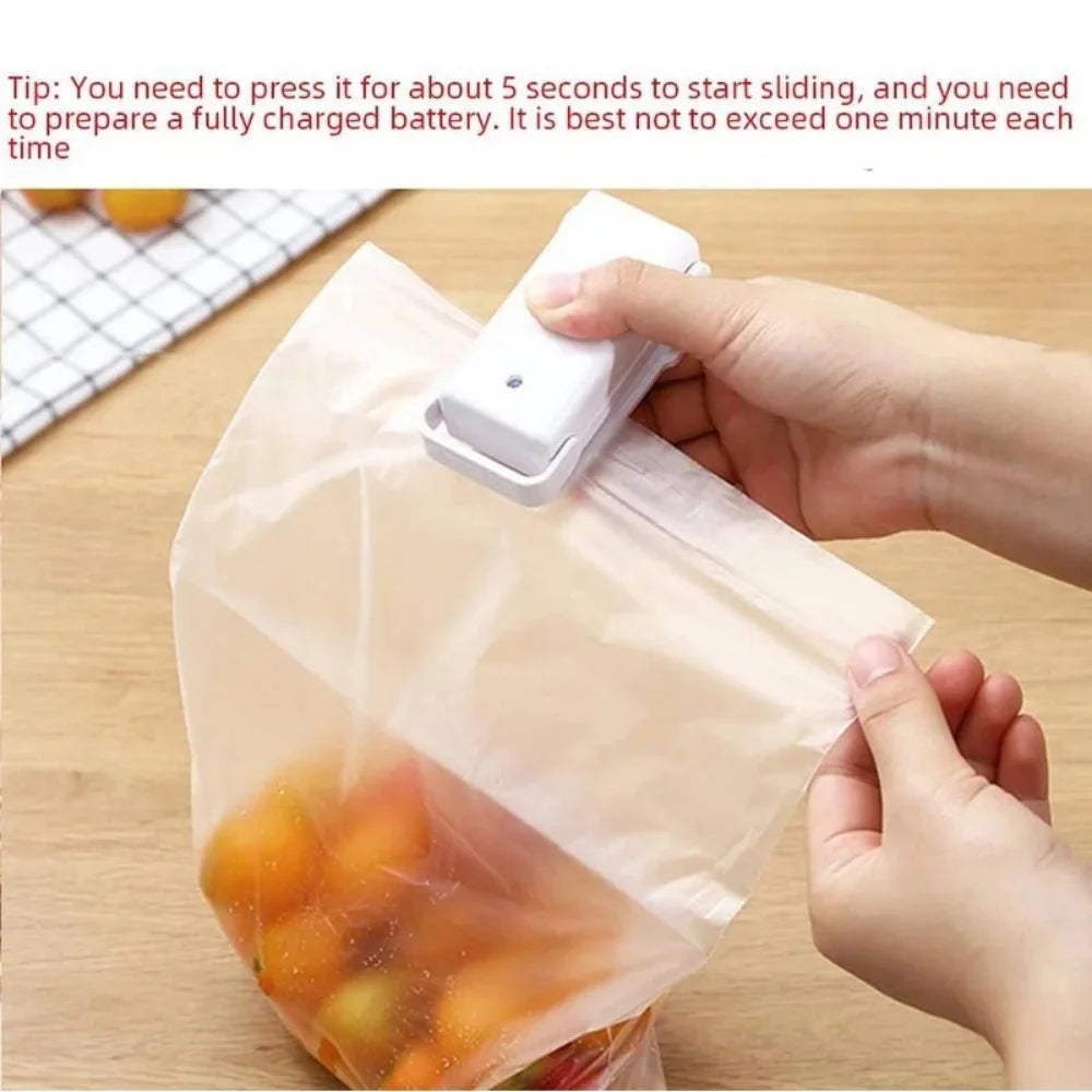 Mini sellador térmico portátil de bolsas