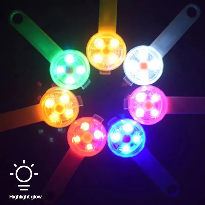 Luz LED de Seguridad Recargable para Collar de Perro