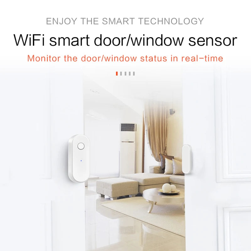 Sensor magnético WiFi para puertas y ventanas
