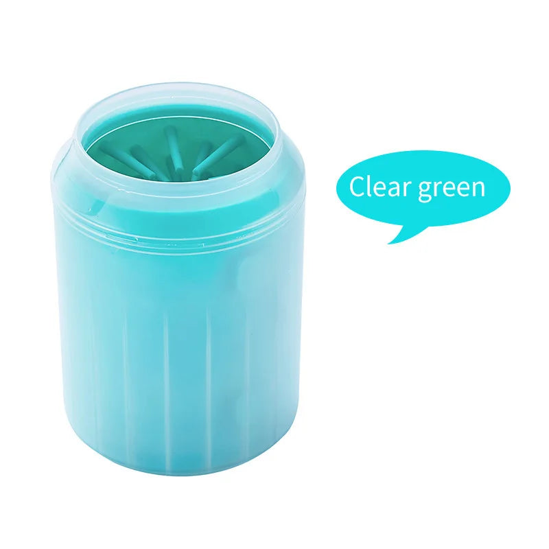 Vaso limpiador de patas de silicona para mascotas