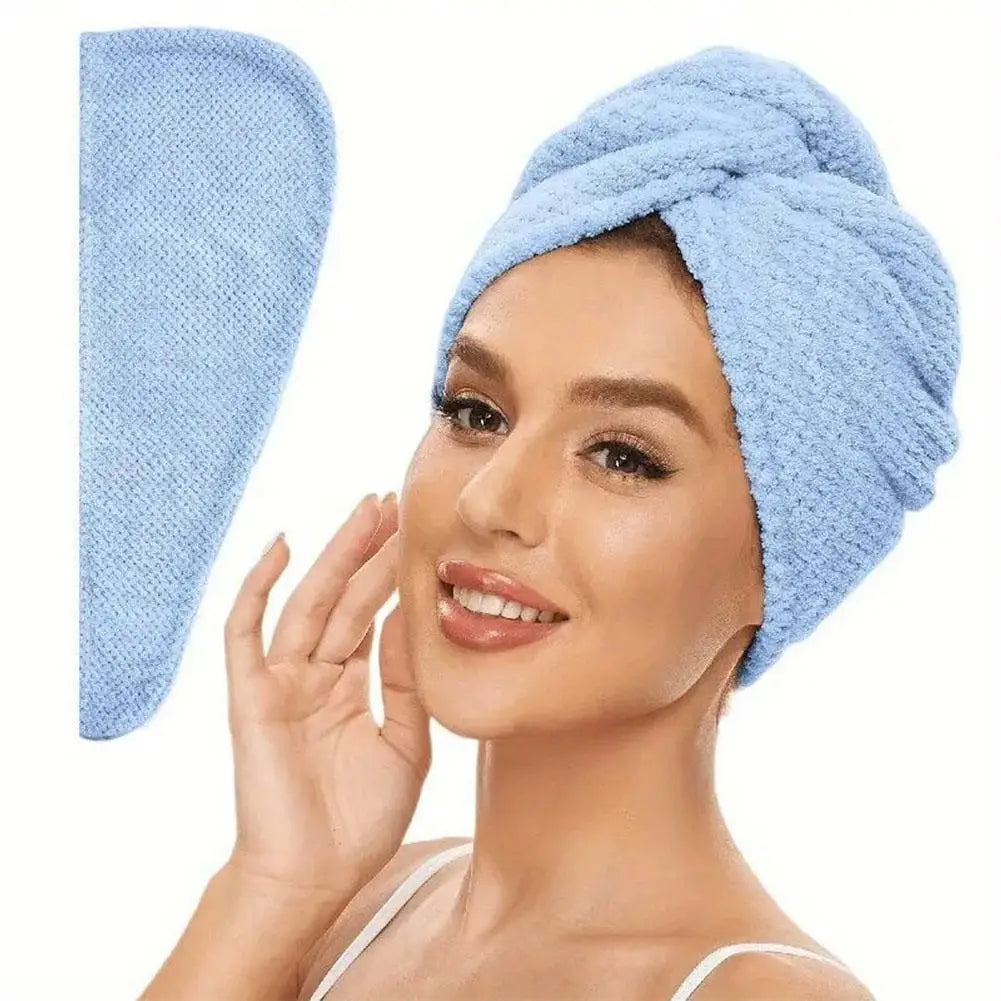 Toalla turbante de microfibra para el cabello