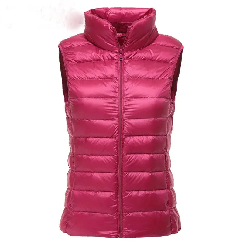 Chaleco acolchado ultraligero y cortavientos para mujer