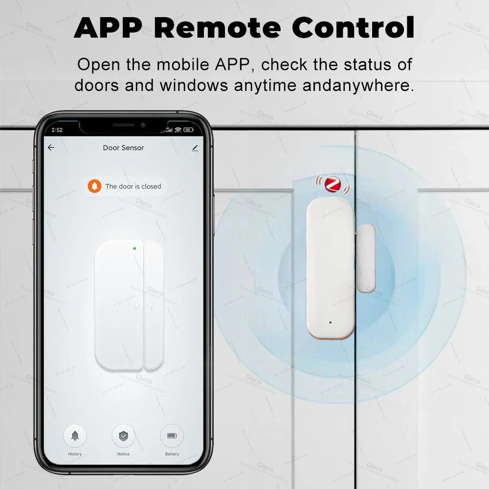 Sensor Inteligente de Puertas y Ventanas Zigbee