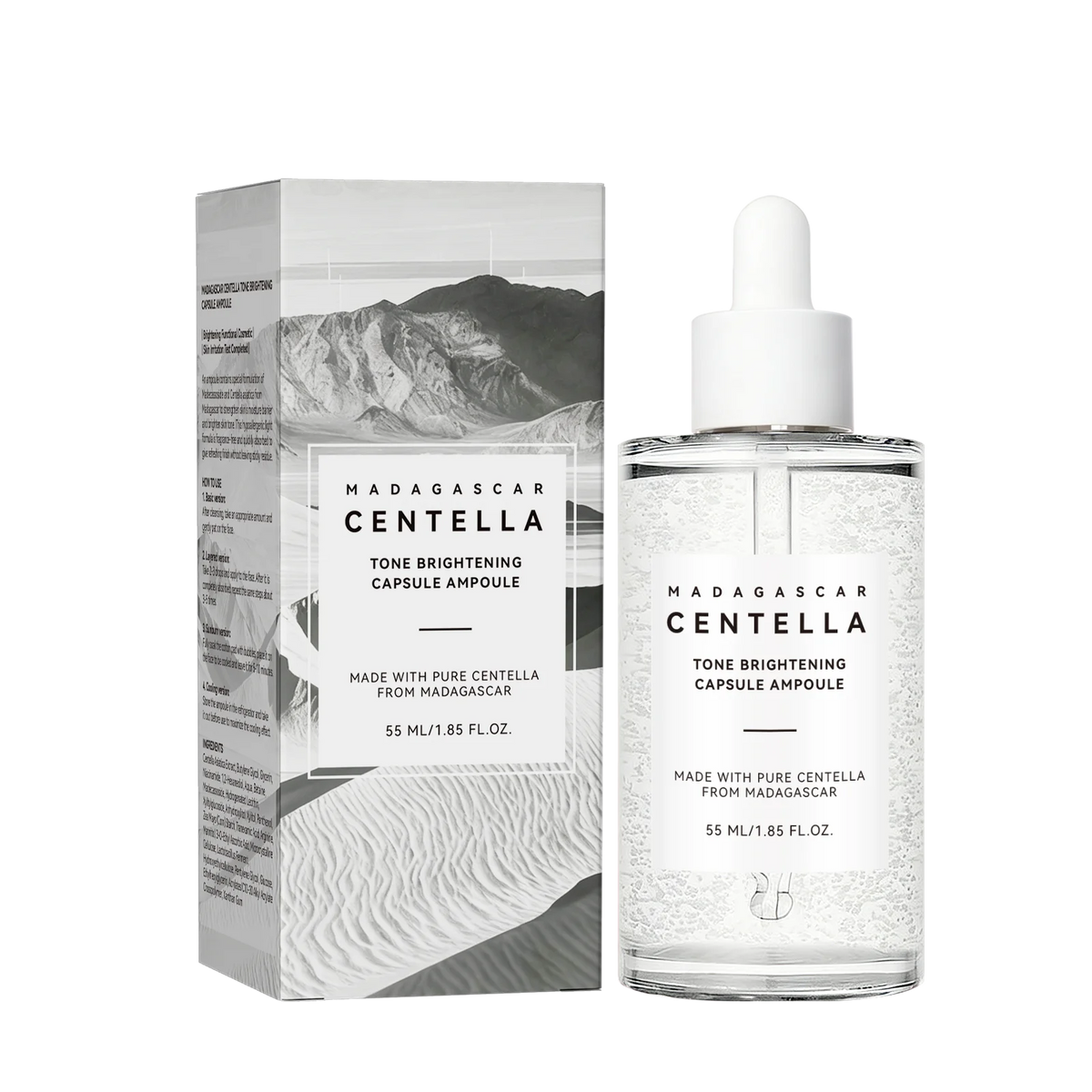 Ampolla Concentrada Perfeccionadora de Tono & Centella Asiática para Iluminar, Calmar y Reparar la Piel