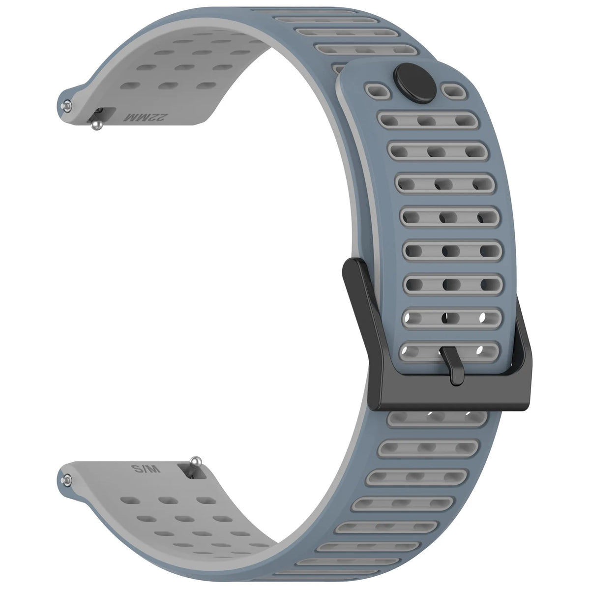 Correa de silicona de 22 mm para reloj