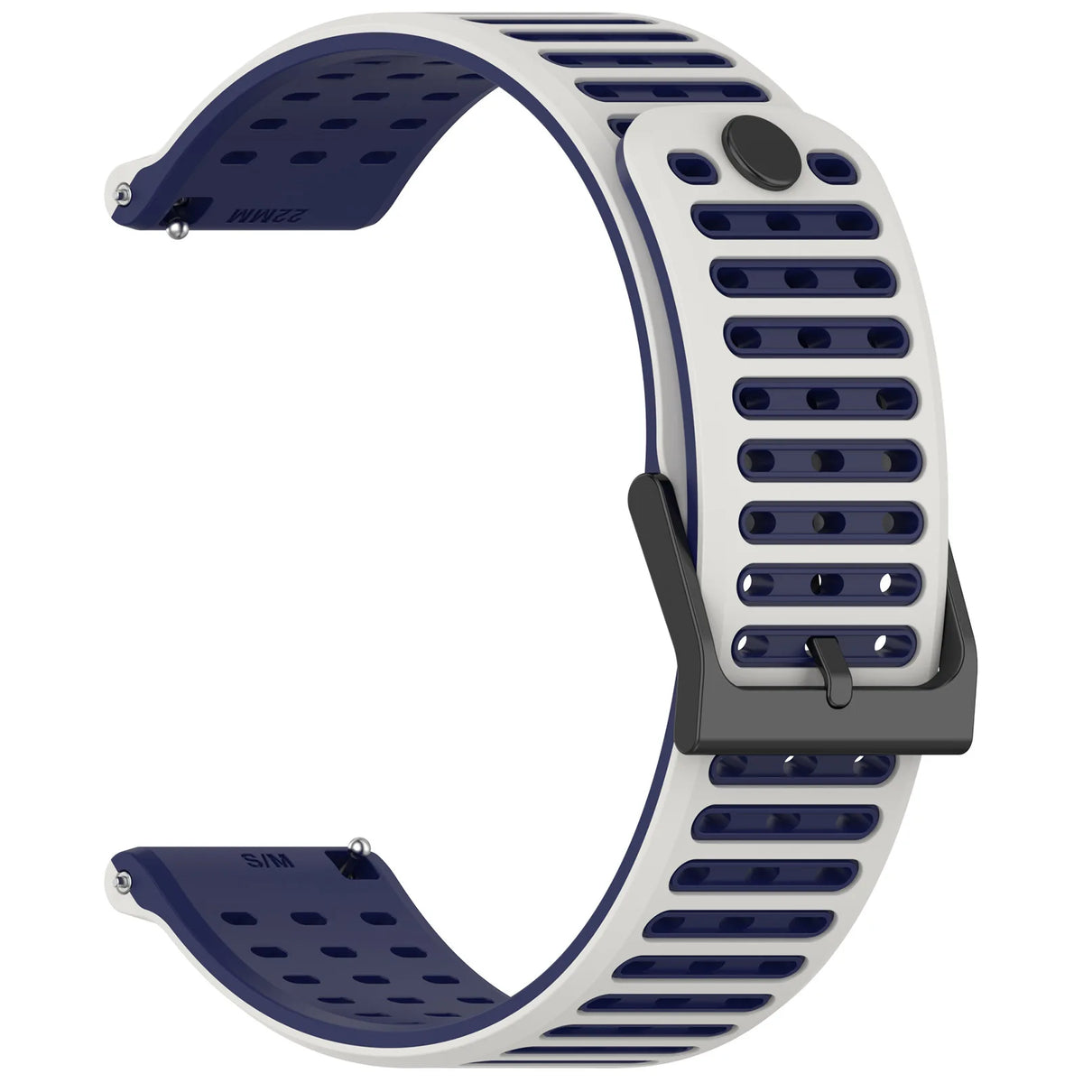 Correa de silicona de 22 mm para reloj
