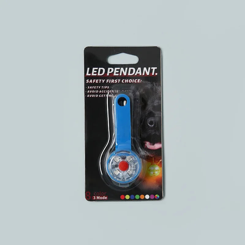 Luz LED de Seguridad Recargable para Collar de Perro
