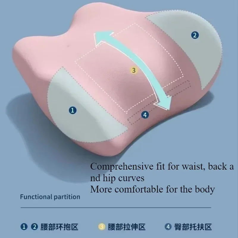 Cojín de soporte lumbar ergonómico en espuma viscoelástica