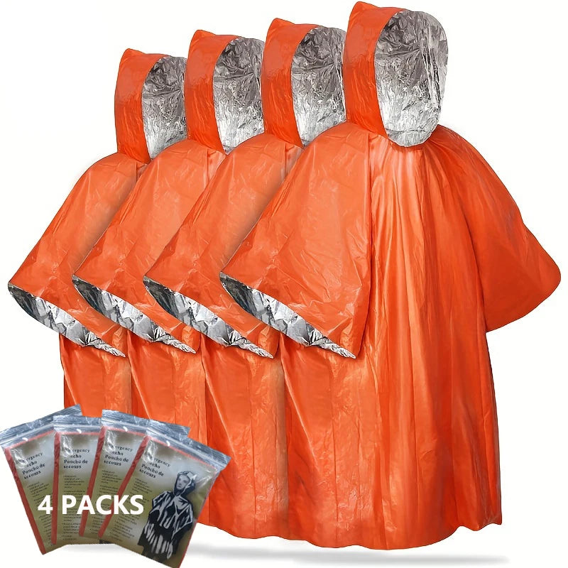 Poncho Térmico de Emergencia con Capucha