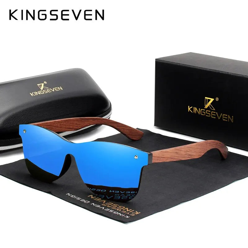 Gafas de sol polarizadas con montura de madera