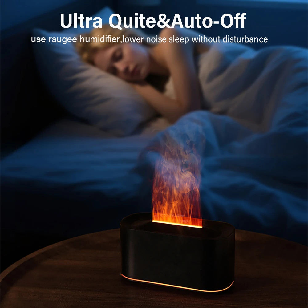 Humidificador y Difusor de Aromas con Efecto Llama