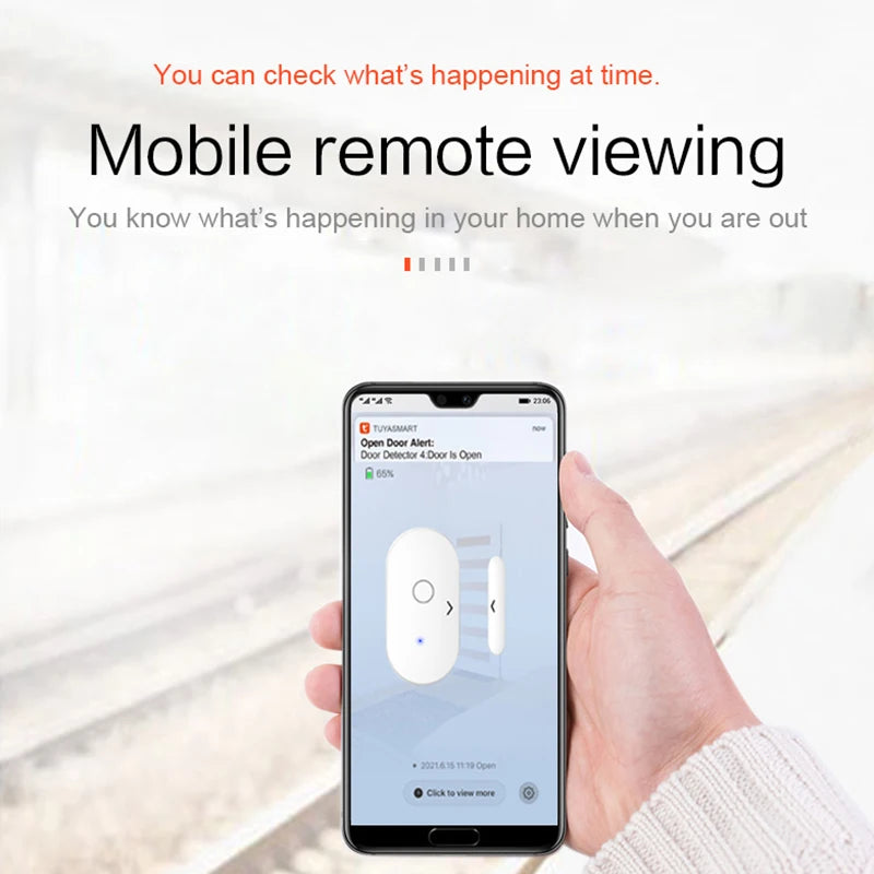 Sensor magnético WiFi para puertas y ventanas