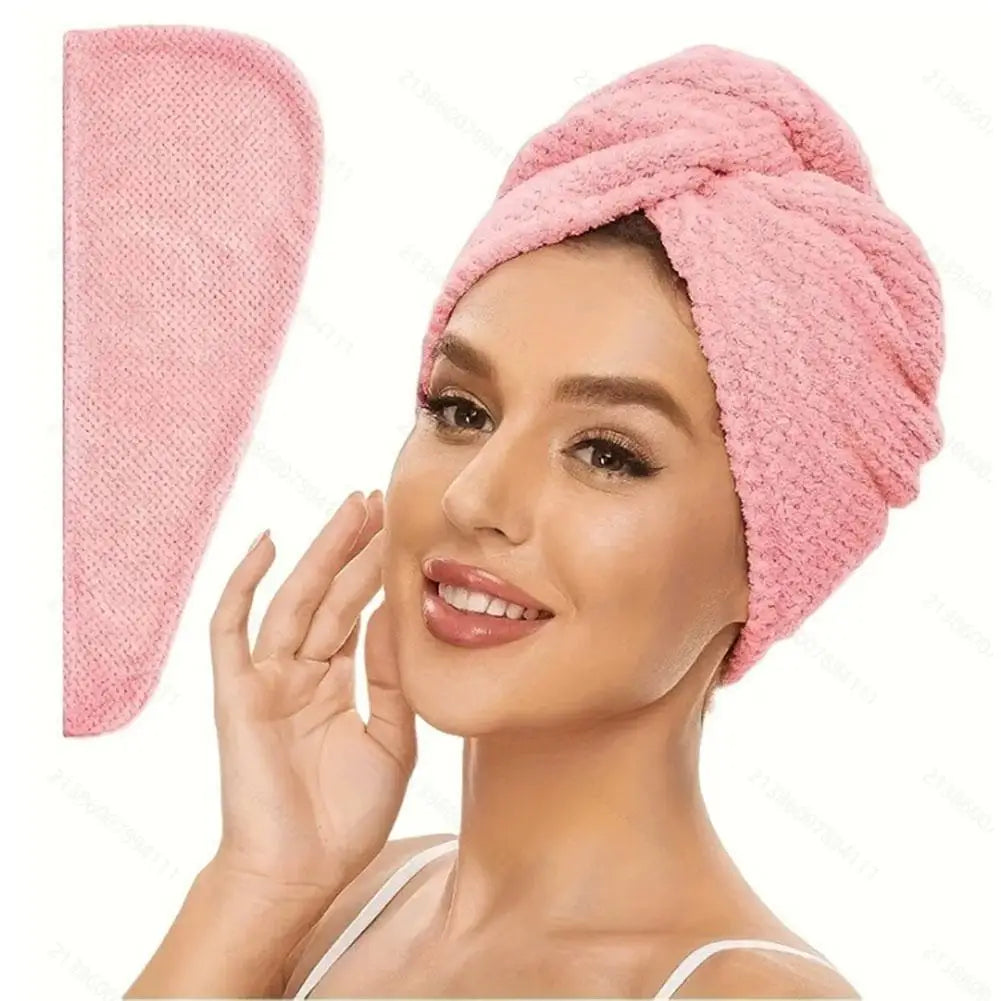 Toalla turbante de microfibra para el cabello