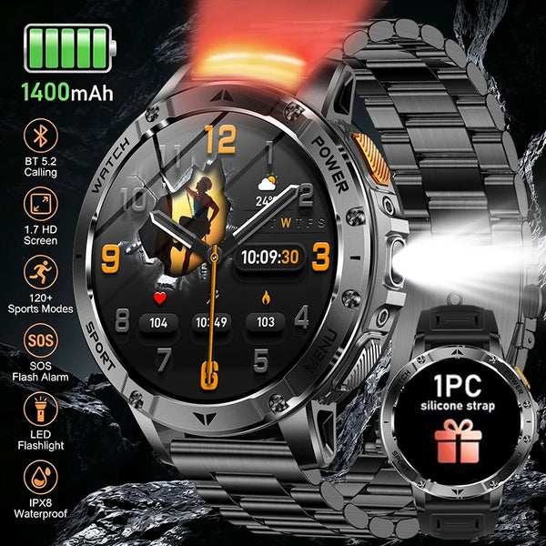 Smartwatch Deportivo con Pantalla IPS 1.7'' y Batería 1400mAh