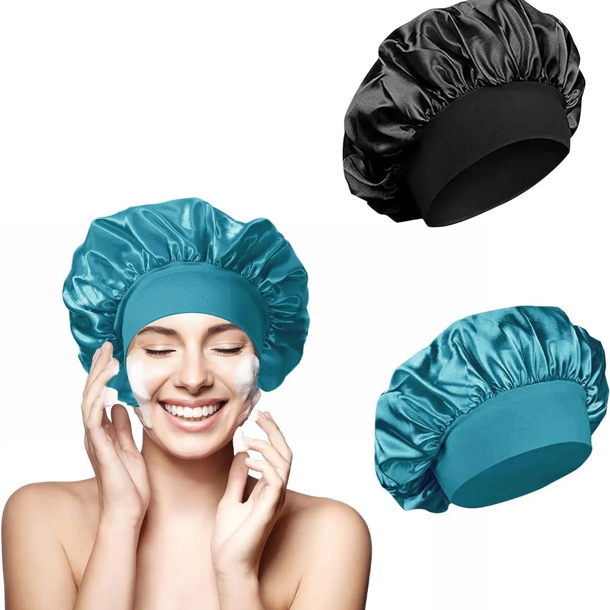 Gorro de Satén Antifrizz para Dormir