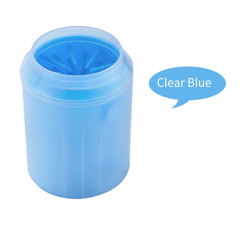 Vaso limpiador de patas de silicona para mascotas