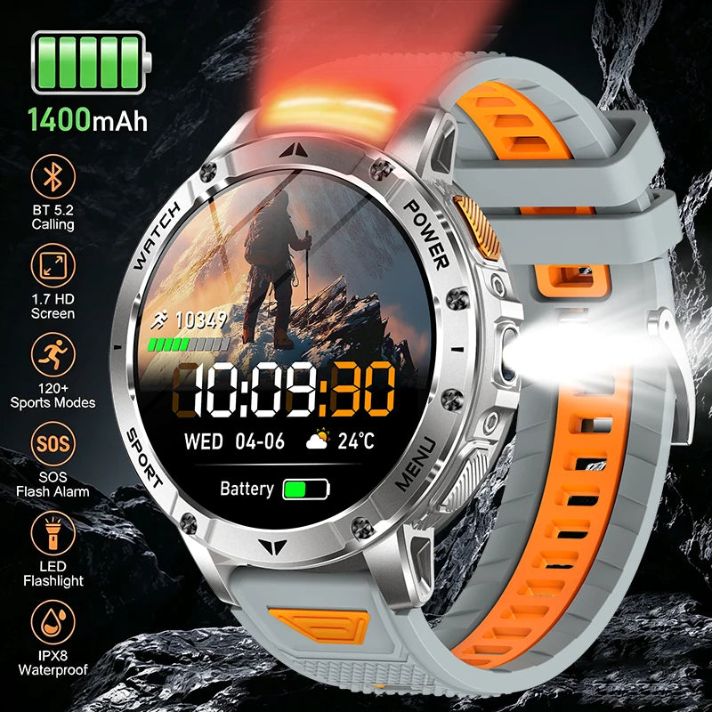 Smartwatch Deportivo con Pantalla IPS 1.7'' y Batería 1400mAh
