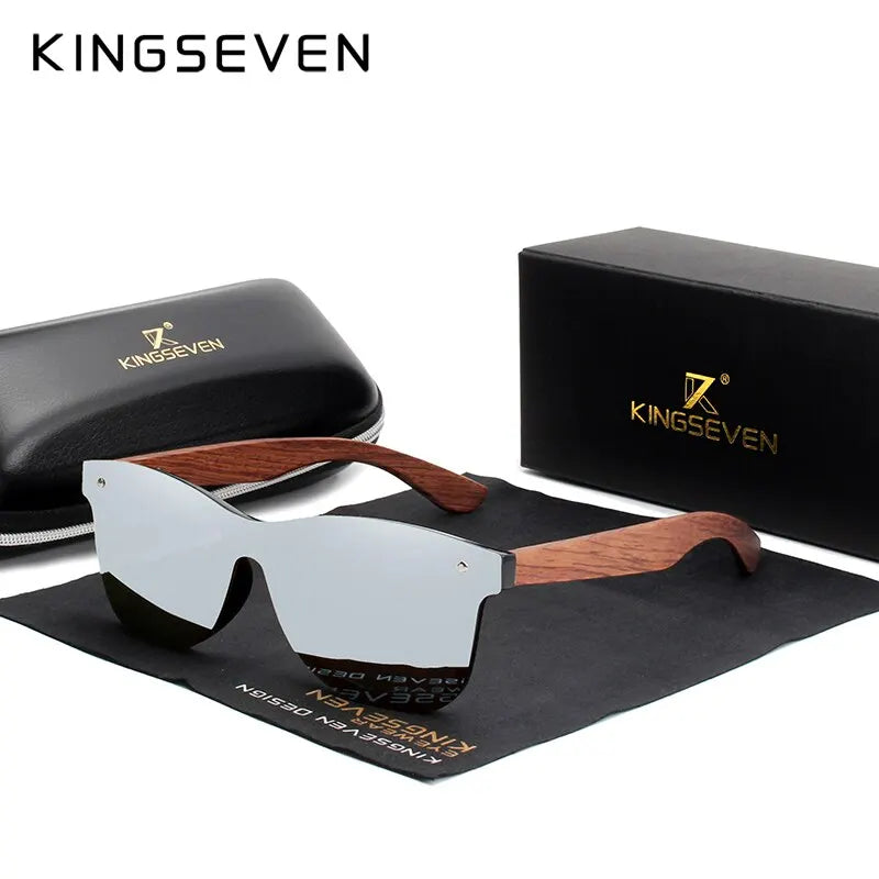 Gafas de sol polarizadas con montura de madera