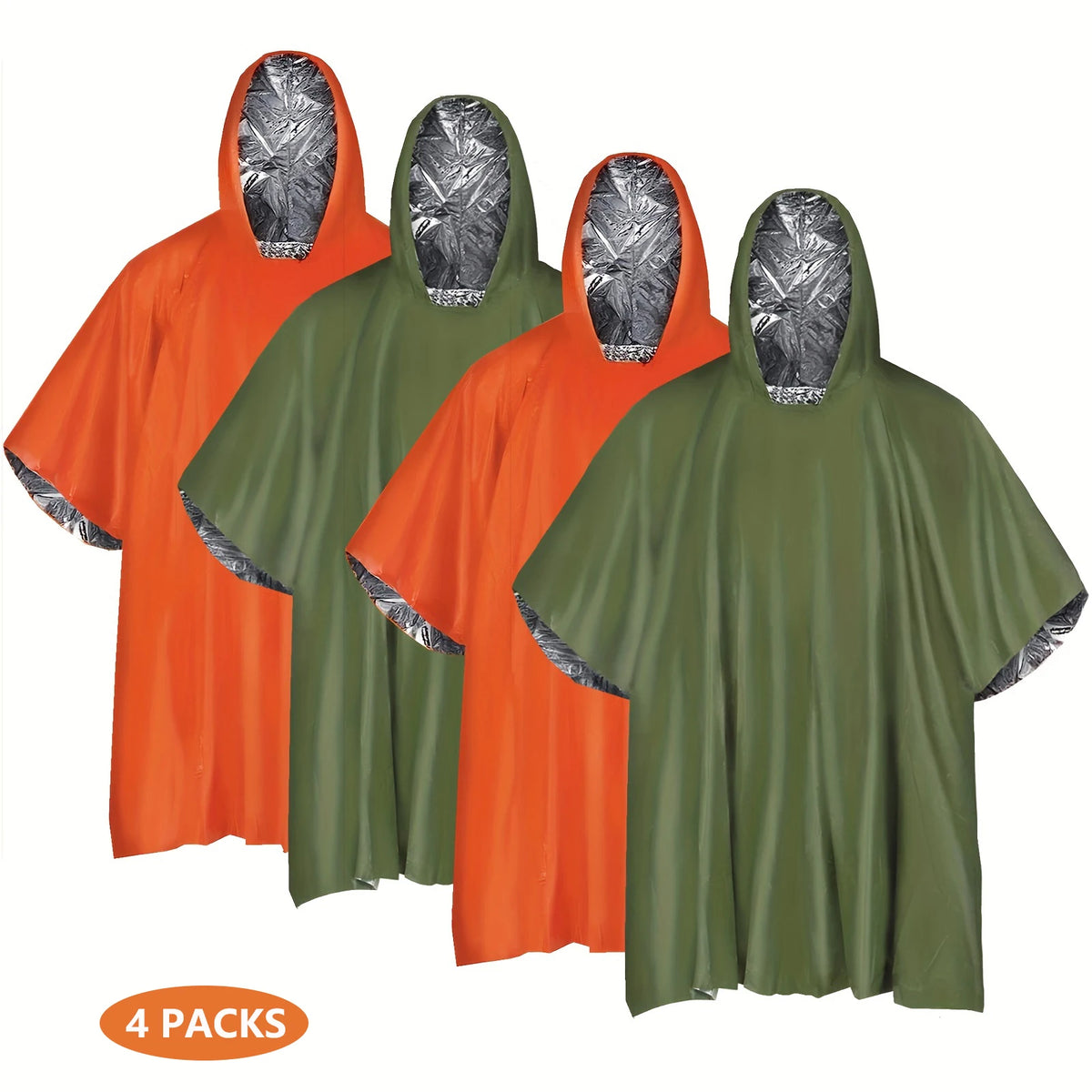 Poncho Térmico de Emergencia con Capucha